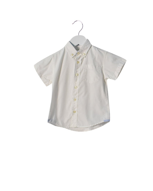 A White Short Sleeve Tops from Crewcuts in size 2T for boy. (Front View)
