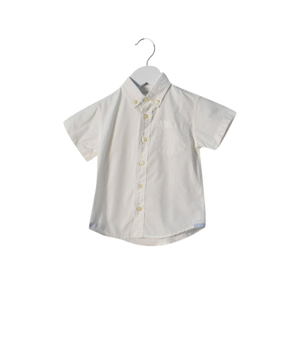 A White Short Sleeve Tops from Crewcuts in size 2T for boy. (Front View)