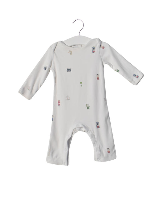 A White Long Sleeve Jumpsuits from The Little White Company in size 3-6M for neutral. (Front View)
