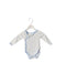 A White Jumpsuits from Petit Bateau in size 3-6M for neutral. (Front View)