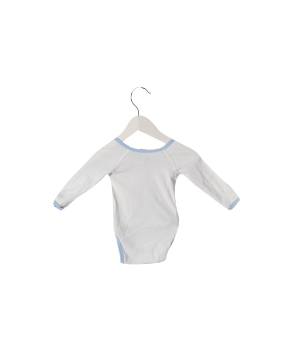 A White Jumpsuits from Petit Bateau in size 3-6M for neutral. (Front View)