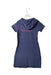A Navy Short Sleeve Dresses from Vineyard Vines in size 7Y for girl. (Back View)