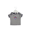 A Black Short Sleeve T Shirts from Petit Bateau in size 6-12M for boy. (Front View)