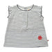 A White Sleeveless Tops from Piccalilly in size 2T for girl. (Front View)