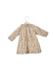 A Beige Long Sleeve Dresses from Bonpoint in size 6-12M for girl. (Back View)