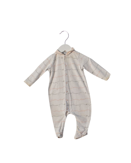 A White Long Sleeve Jumpsuits from Emporio Armani in size 6-12M for neutral. (Front View)