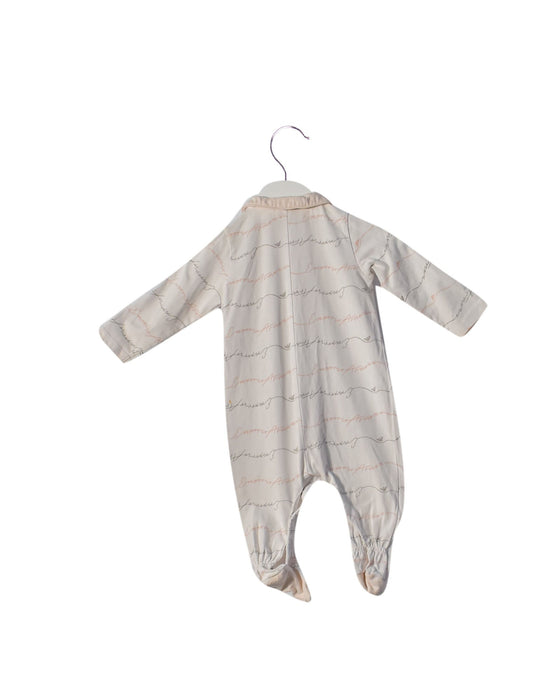 A White Long Sleeve Jumpsuits from Emporio Armani in size 6-12M for neutral. (Back View)