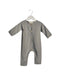 A Grey Long Sleeve Jumpsuits from Babe & Tess in size 3-6M for boy. (Front View)