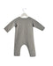 A Grey Long Sleeve Jumpsuits from Babe & Tess in size 3-6M for boy. (Front View)