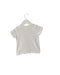 A White Short Sleeve T Shirts from Jacadi in size 3-6M for boy. (Back View)