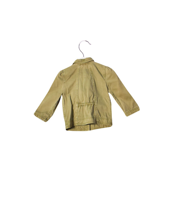 A Green Lightweight Jackets from Juicy Couture in size 4T for girl. (Back View)