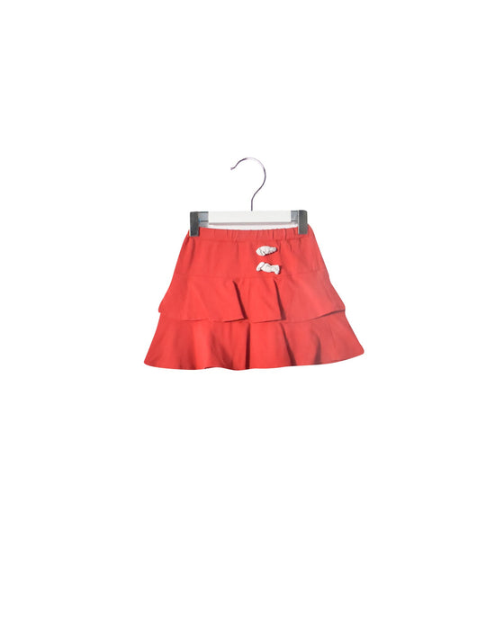 A Red Short Skirts from Malvi & Co. in size 3T for girl. (Front View)