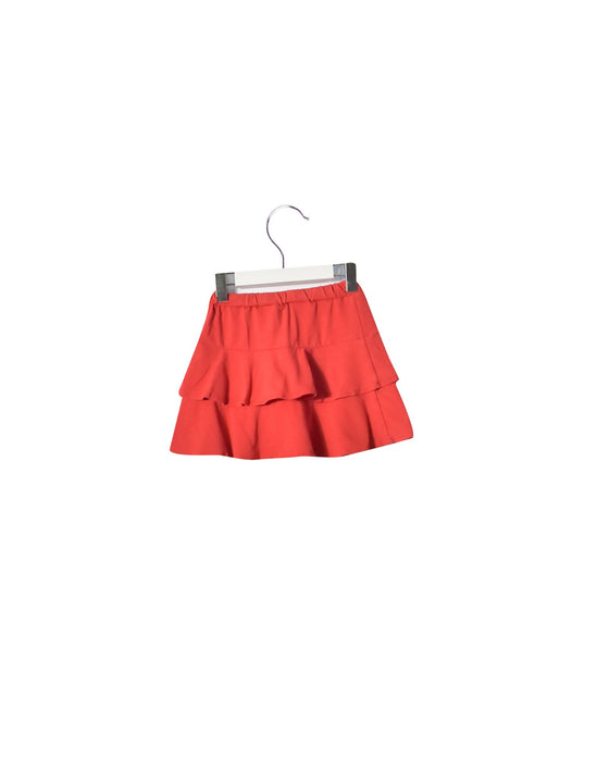 A Red Short Skirts from Malvi & Co. in size 3T for girl. (Back View)