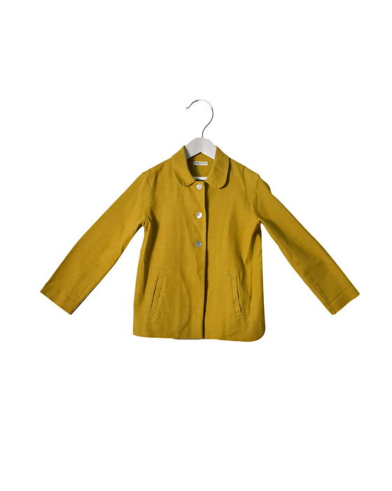 A Green Lightweight Jackets from Babe & Tess in size 14Y for girl. (Front View)