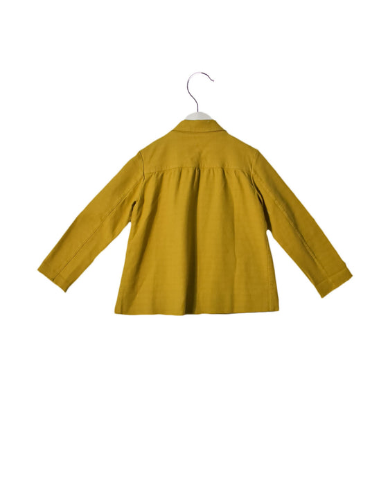 A Green Lightweight Jackets from Babe & Tess in size 14Y for girl. (Back View)