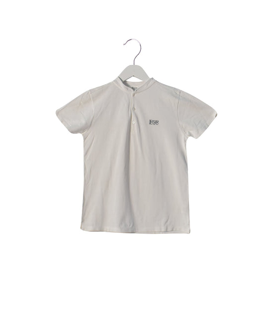A White Short Sleeve Tops from Bonpoint in size 14Y for boy. (Front View)