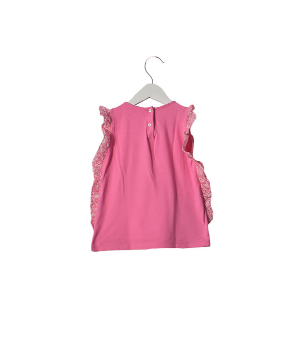 A Pink Short Sleeve Tops from M. Ferrari Best & Co. in size 6T for girl. (Back View)
