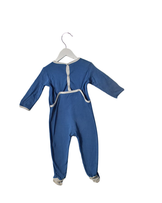A Blue Long Sleeve Jumpsuits from Petit Bateau in size 12-18M for boy. (Back View)