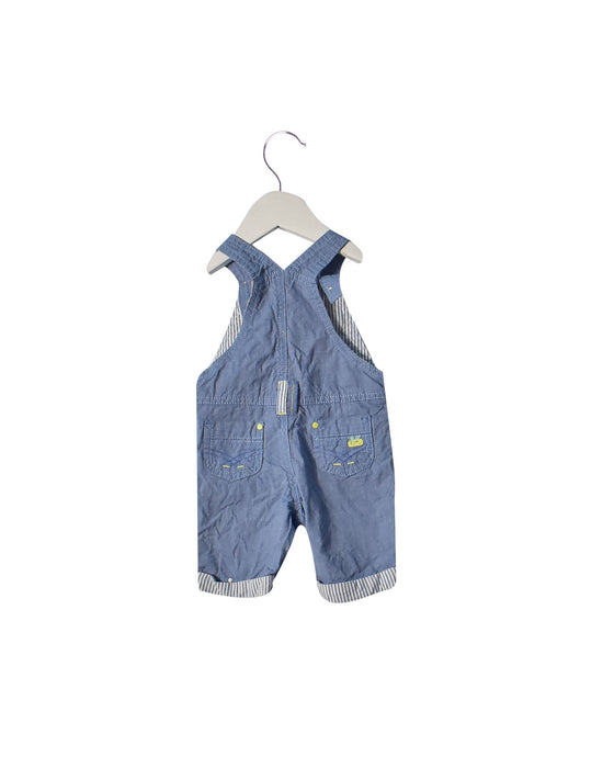 A Blue Overall Shorts from Sergent Major in size 0-3M for boy. (Back View)