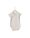 A White Short Sleeve Bodysuits from Absorba in size 3-6M for girl. (Front View)