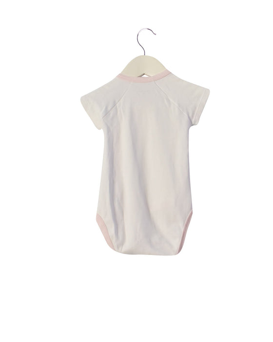 A White Short Sleeve Bodysuits from Absorba in size 3-6M for girl. (Back View)