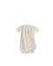 A White Short Sleeve Bodysuits from Absorba in size 3-6M for girl. (Front View)