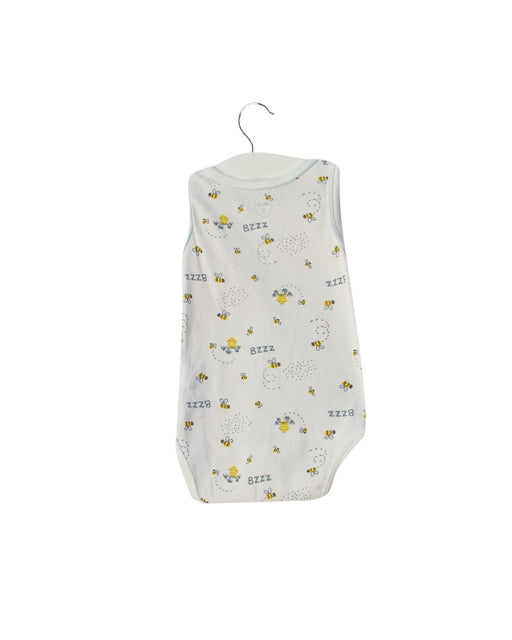 A White Long Sleeve Bodysuits from Absorba in size 6-12M for boy. (Front View)