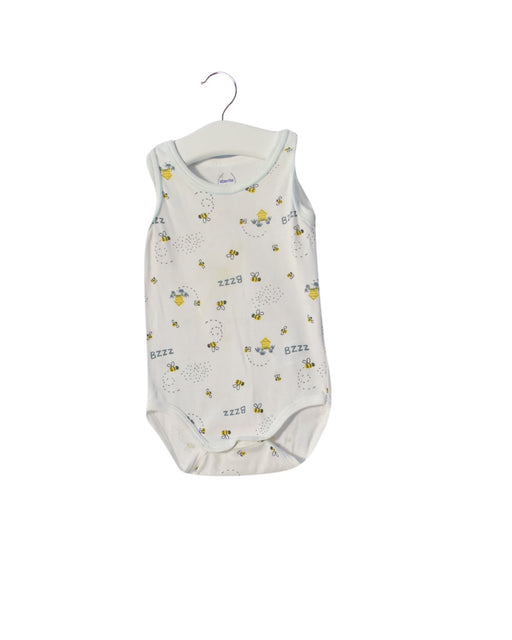 A White Long Sleeve Bodysuits from Absorba in size 6-12M for boy. (Front View)