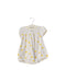 A White Short Sleeve Rompers from Absorba in size 6-12M for girl. (Front View)