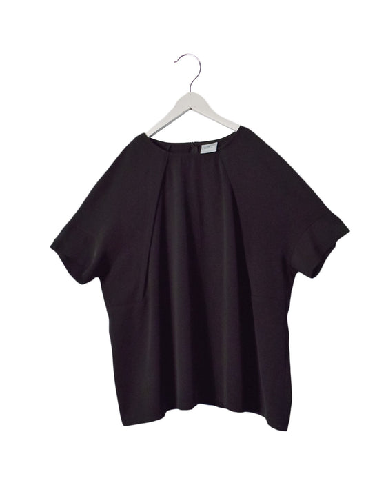A Black Short Sleeve Tops from Bove in size L for maternity. (Front View)
