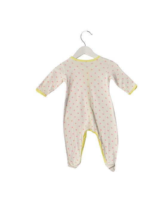A Pink Long Sleeve Jumpsuits from Petit Bateau in size 3-6M for neutral. (Back View)