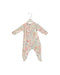 A Pink Long Sleeve Jumpsuits from Petit Bateau in size 3-6M for girl. (Front View)