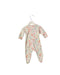 A Pink Long Sleeve Jumpsuits from Petit Bateau in size 3-6M for girl. (Back View)