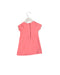 A Pink Short Sleeve Dresses from Petit Bateau in size 6-12M for girl. (Back View)