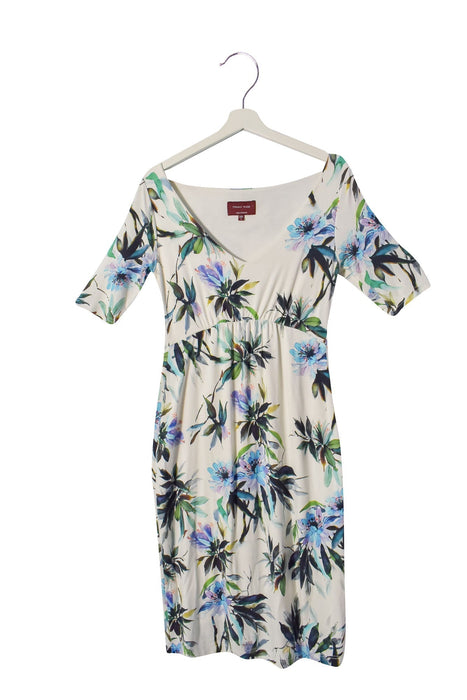 A Green Short Sleeve Dresses from Tiffany Rose in size L for maternity. (Front View)