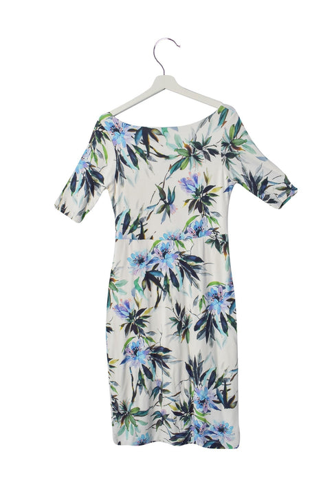 A Green Short Sleeve Dresses from Tiffany Rose in size L for maternity. (Back View)