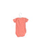 A Pink Short Sleeve Bodysuits from 3Pommes in size 6-12M for girl. (Front View)