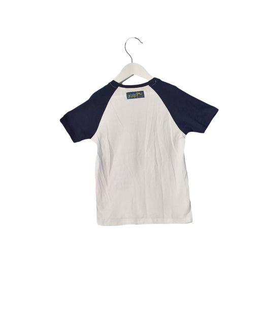A White Short Sleeve T Shirts from Boboli in size 7Y for boy. (Front View)