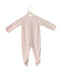 A Pink Long Sleeve Jumpsuits from Absorba in size 6-12M for girl. (Front View)