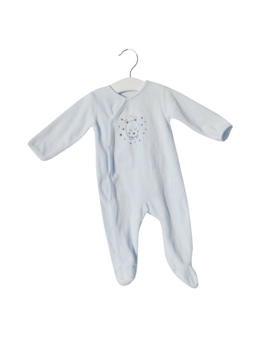 A Blue Long Sleeve Jumpsuits from Absorba in size 3-6M for boy. (Front View)