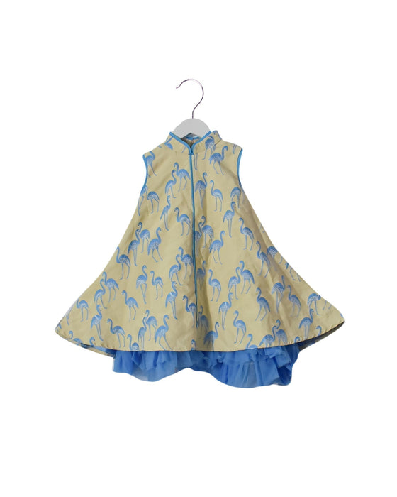 A Beige Sleeveless Dresses from My Little Princess by Trami in size S for girl. (Front View)