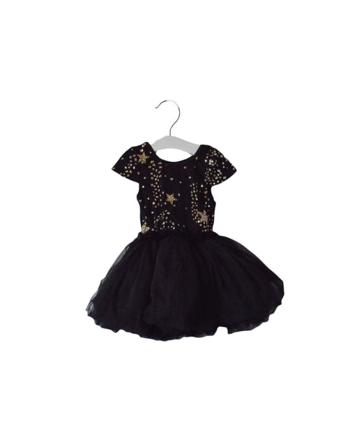 A Black Short Sleeve Dresses from My Little Princess by Trami in size S for girl. (Front View)