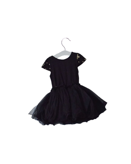 A Black Short Sleeve Dresses from My Little Princess by Trami in size S for girl. (Back View)