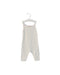 A White Sleeveless Jumpsuits from Bonpoint in size 0-3M for girl. (Back View)