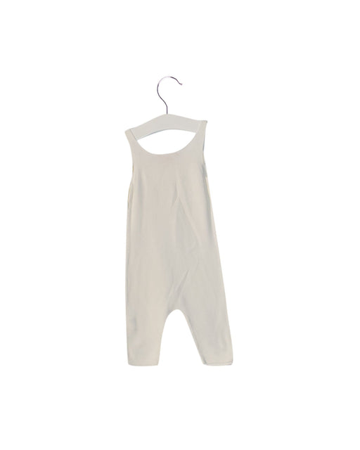 A White Sleeveless Jumpsuits from Bonpoint in size 0-3M for girl. (Front View)
