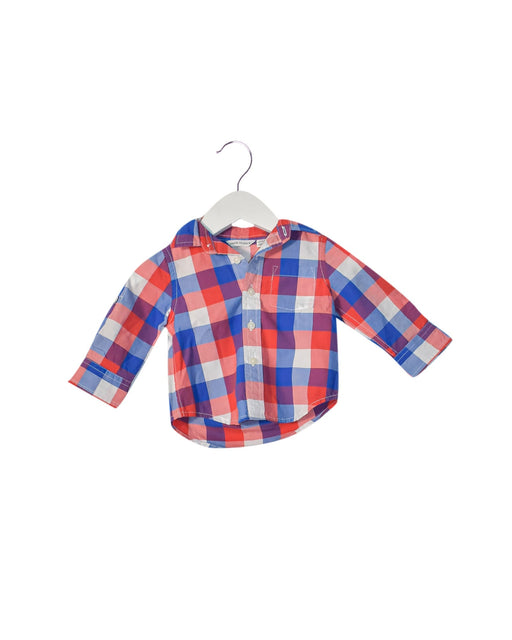 A Blue Shirts from Janie & Jack in size 3-6M for boy. (Front View)
