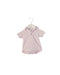 A Pink Short Sleeve Bodysuits from The Beaufort Bonnet Company in size 3-6M for girl. (Front View)