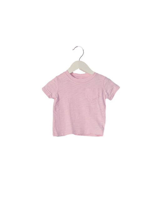 A Pink Short Sleeve Tops from Janie & Jack in size 3-6M for neutral. (Front View)
