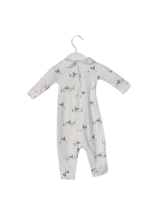 A White Long Sleeve Jumpsuits from Little English in size 3-6M for neutral. (Back View)