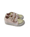 A Pink Sneakers from Vans in size 12-18M for girl. (Back View)